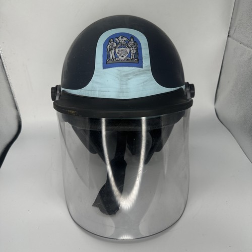 Vintage nypd riot helmet with - riot,