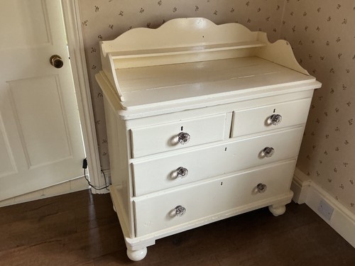 Victorian pine painted - , dresser
