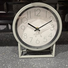 Modern Sage Mantel Clock for