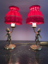 Pair Of Vintage Solid Brass