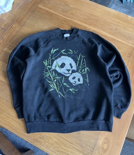 Vintage 90s panda jumper great - 90s,
