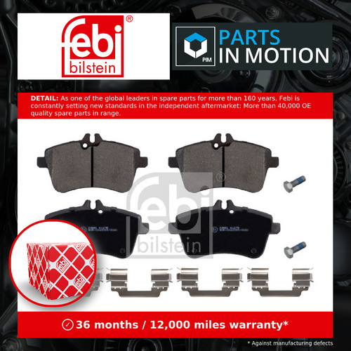 Brake pads set fits mercedes - pads,