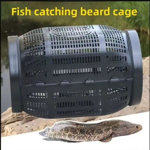 Portable fishing bait trap net - bait,