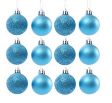 24pcs Christmas Baubles 3.8cm