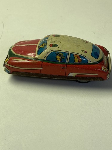 Tin toy litho car three - toy,