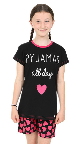 Pyjamas all day heart pink - day,