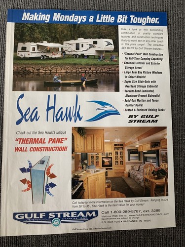 1998 sea hawk travel - sea,