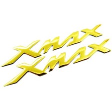 Gold Motorbike Badge Set 120mm Motorcycle Fuel Tank Sticker XMAX