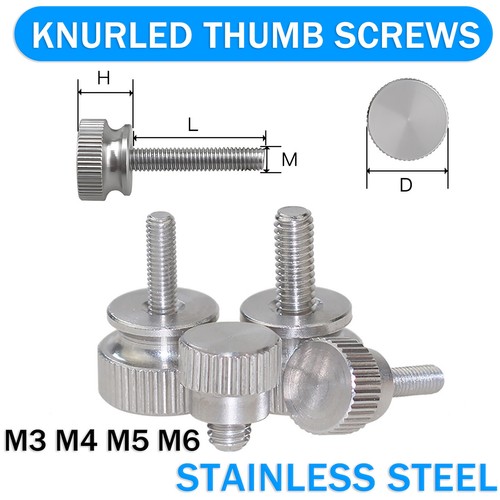 M6 knurled thumb - m3,