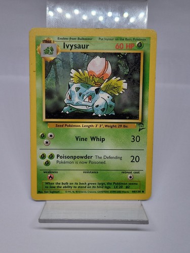 Pokémon tcg ivysaur base - pokémon,
