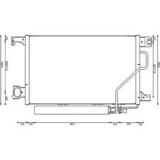 Mahle Condenser for Mercedes