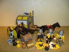 PLAYMOBIL KNIGHTS TREASURE CART (Yellow People,Horses for castle)