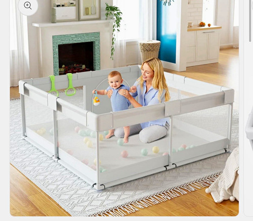 Lightly used grey baby - lightly,