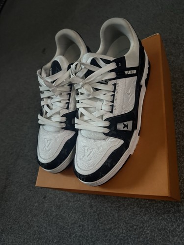 Louis vuitton denim trainers - louis,
