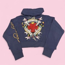 Ed Hardy Blue Love Skull Black