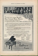 Magazine Ad - 1907 - Baldwin