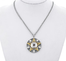 Pentagram Necklace Silver &