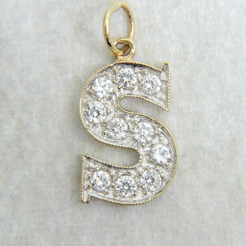 9ct yellow gold - yellow, initial