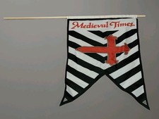 Medieval times flag pole - medieval, w/pole