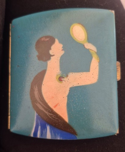 Vintage 1920s art - deco, enamel