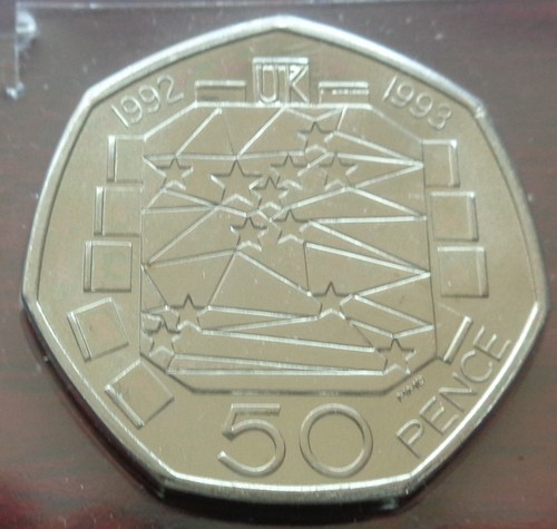1992 1993 elizabeth 50p - elizabeth, ii