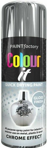 1x400ml chrome effect gloss - 1x400ml,