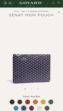 Goyard   Senat MGM  Pouch/