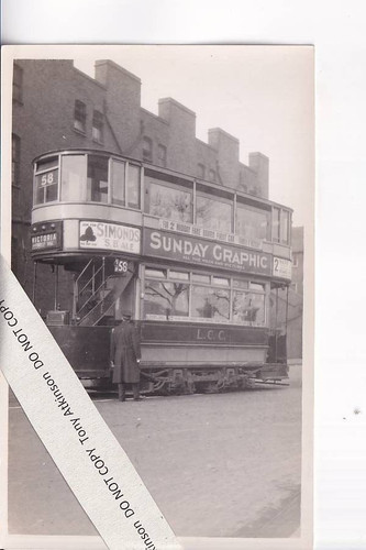 London county council tram - london,