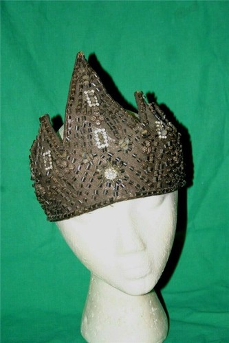 Old ceremonial headdress tibet - headdress,