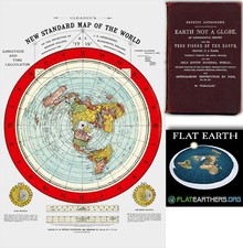 Flat Earth Map - Gleason's New