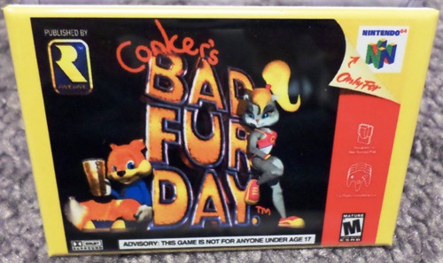 Conkers bad fur day n64 - conkers,