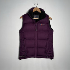Berghaus Gilet Performance 650 Fill Down Puffer Body Warmer Jacket UK 10 Purple