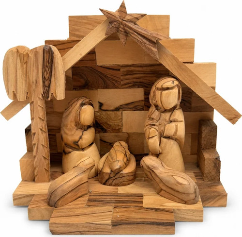 Hand carved olive wood - carved,