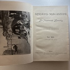 Antique 1901 The Strand Magazine Vol 21 Illustrated Fiction & Feature Articles