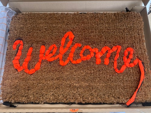 Banksy welcome mat numbered - banksy, mat,