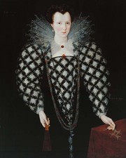 portrait of mary rogers by M. Gheeraerts II, 1592, A2 (24x16'') Poster