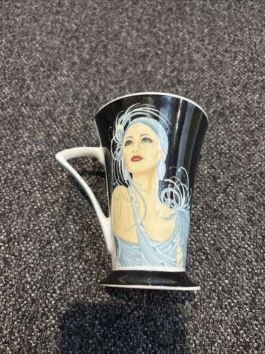 Art deco style flapper - art, lady