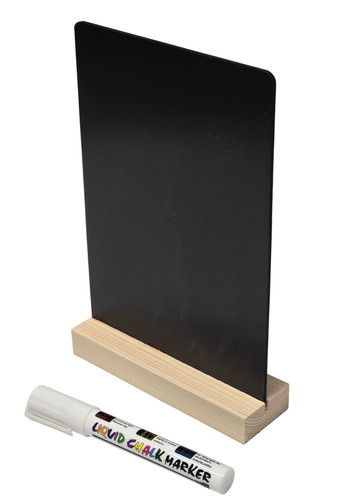 Table top chalkboard - table,