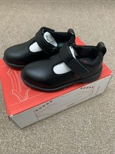 Kickers Junior Girls Lachly T-Bar Leather Black  Junior UK Size 6 New In Box.