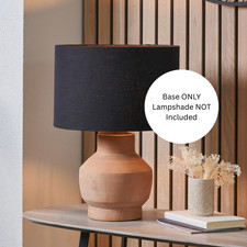 Terracotta Table Lamp Base