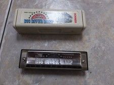 M. Hohner "BIG RIVER HARP" Harmonica  - Key of  C. Boxed & Very Clean