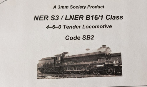 3mm scale ner lner - s3/lner, b16/1