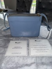 💙 Celine Trio Small Shoulder Bag – Light Blue Authentic with BrandCo Paris Cert