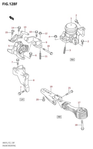 Suzuki genuine mounting engine - genuine,