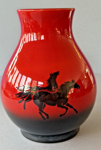 Vintage sylvac flambe red - vintage,