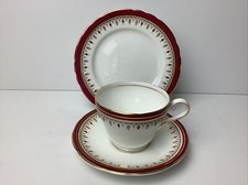 Aynsley China Durham Red Wavy