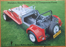ROBIN HOOD ENGINEERING sports car sales brochure from the UK. Kit car catalogue