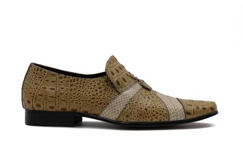 Mens tone beige real leather - tone,