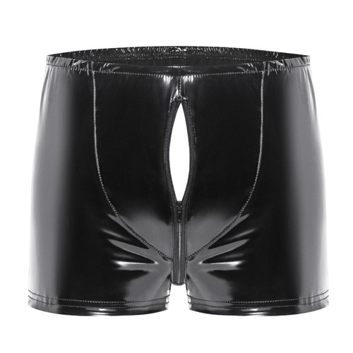 Men faux leather - faux, underwear