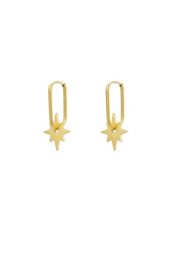 14ct gold plated oval - oval, hoop